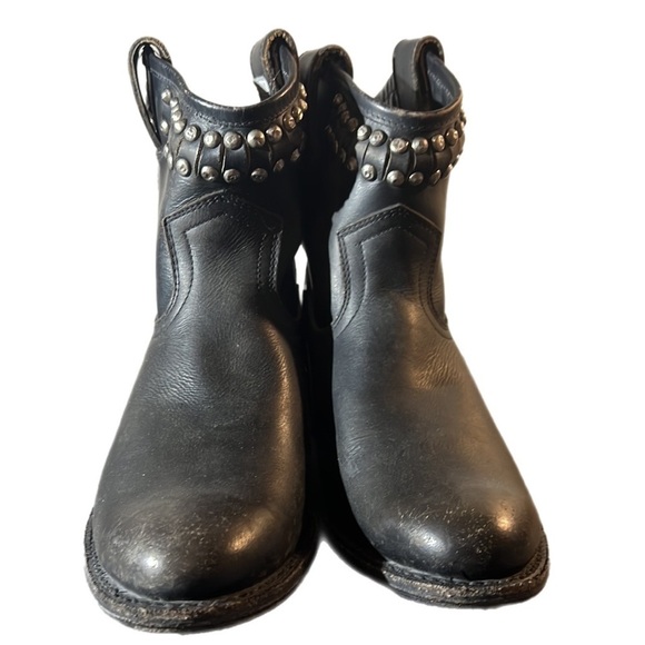 EUC FRYE Women's Diana Cut Stud Western Booties Mexico Made Size 8 - Picture 8 of 10